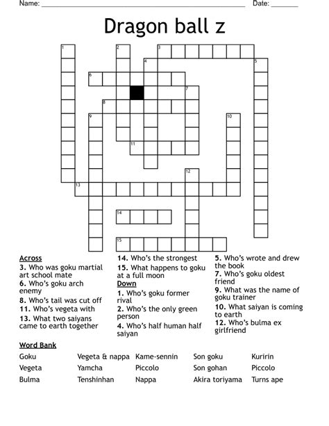The Crossword Solver found 30 answers to "twain protagonist", 15 letters crossword clue. . Dragon ball z protagonist crossword clue